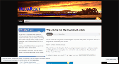 Desktop Screenshot of mediareset.com