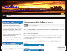 Tablet Screenshot of mediareset.com